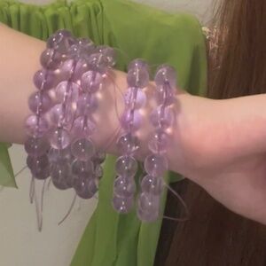 Crystal bracelet Starlight Bolivian Amethyst Bracelet